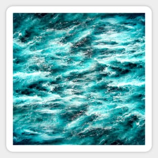 Blue Ocean Patterns Sticker